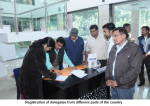 Registration of delegates from different parts of the country